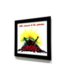 Quadro Bob Marley E The Wailers Uprisin Capa D Disco Premium