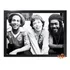 Quadro Bob Marley,mick Jagger  E Peter Tosh  Com Moldura