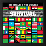 Quadro Bob Marley Survival Capa Do Disco De Vinil Lp E Cd 