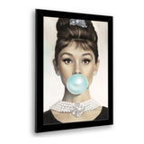 Quadro Bonequinha De Luxo Audrey Hepburn 23x33cm
