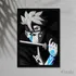 Quadro Boruto Karma Bakugan - A5 Com Moldura E Vidro