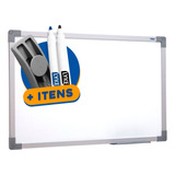 Quadro Branco 120x90 Alumínio Soft 2 Canetas 1 Apagador