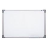 Quadro Branco 120x90 Cm Lousa Moldura Aluminio Madeira Soft