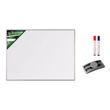 Quadro Branco 120x90 M Alumínio 5605 2 Caneta 1 Apagador
