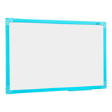 Quadro Branco Infantil 60x40cm Lousinha Azul Para Desenhar