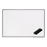 Quadro Branco Lousa De Parede Moldura Aluminio 90x60