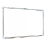 Quadro Branco Lousa Escolar 120x90 Moldura Mdf Aluminizado Para Escritório Aula Stardard