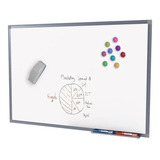 Quadro Branco Magnético Popular Office 40x60cm Alumínio