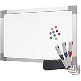 Quadro Branco Moldura Madeira 060X040CM Magnetico