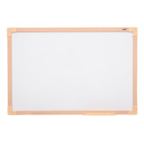 Quadro Branco Moldura Madeira 30x40cm Uv Mdf Soft C 02