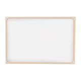 Quadro Branco Moldura Madeira Pinus Neo