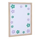 Quadro Branco Pequeno Quadro Branco Reutilizável Farme De Madeira Com Marcador Para Estudo Tipo B