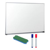 Quadro Branco Standart 70x50cm Moldura Aluminio Brinde