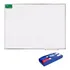 Quadro Branco Standart 70x50cm Moldura Aluminio Ref  5602