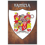 Quadro Brasão De Familia