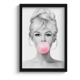 Quadro Brigitte Bardot Chiclete