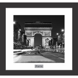 Quadro C vidro Cidade Paris Arco Do Triunfo 