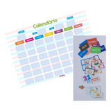 Quadro Calendário Infantil Educativo Magnético envio 24hr