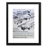 Quadro Caminhão Antigo Fnm Propaganda Original Revista 04