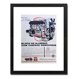 Quadro Caminhão Antigo Fnm Propaganda Original Revista 05
