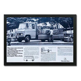 Quadro Caminhão Mercedes 608 D Propaganda Original Revista