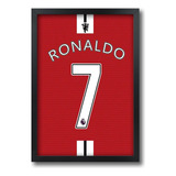 Quadro Camisa Portugal Cristiano
