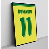 Quadro Camisa Romario Copa