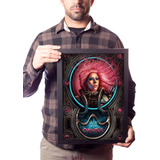 Quadro Cantora Lady Gaga