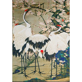 Quadro Canvas Arte Japonesa Vintage Garça