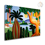 Quadro Canvas Decorativo Cartão Postal Tarsila