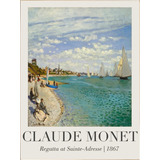 Quadro Canvas Pinturaóleo Claude Monet Regata