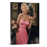 Quadro Canvas Vintage Marilyn Monroe Telefone