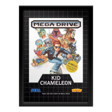 Quadro Capa Kid Chameleon Sega Mega