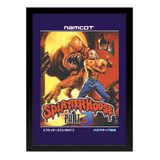 Quadro Capa Splatterhouse 3 Sega Mega Drive Jp A3 33x45cm