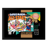 Quadro Capa Super Mario All Stars