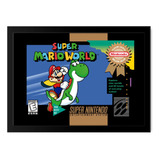 Quadro Capa Super Mario World Players