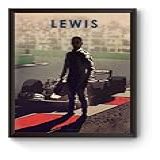 Quadro Car Legends F1 Lewis Hamilton Poster Moldurado