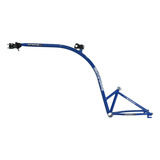 Quadro Caroninha Reboque Aço Para Bicicleta Azul Altmayer