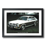 Quadro Carro Chevrolet Chevette 1978 Tp Paspatur A1 84x60cm