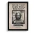 Quadro Cartaz Sirius Black Harry Potter C/ Moldura Vidro A3