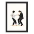 Quadro Casal, Pulp Fiction - Dança - 33x45 Cm - Com Vidro A3