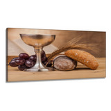 Quadro Ceia Calice Vinho