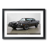 Quadro Chevrolet Camaro Z28 1978 Tipo Paspatur A1 84x60cm