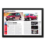 Quadro Chevrolet Corsa Wind Matéria Original De Revista