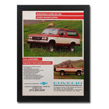 Quadro Chevrolet D20 Envemo Propaganda Original Pickup