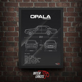 Quadro Chevrolet Opala Comodoro