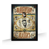 Quadro Classico Barbearia Antiga