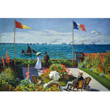 Quadro Claude Monet Jardim Em Sainte