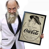 Quadro Com Moldura Coca