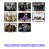 Quadro Com Moldura Deep Purple Blackmore Ian Gilan A4 30x21